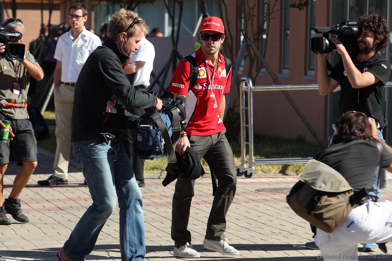 GP COREA, 11.10.2012- Fernando Alonso (ESP) Ferrari F2012