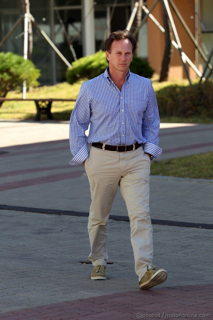 GP COREA, 11.10.2012- Christian Horner (GBR), Red Bull Racing, Sporting Director 
