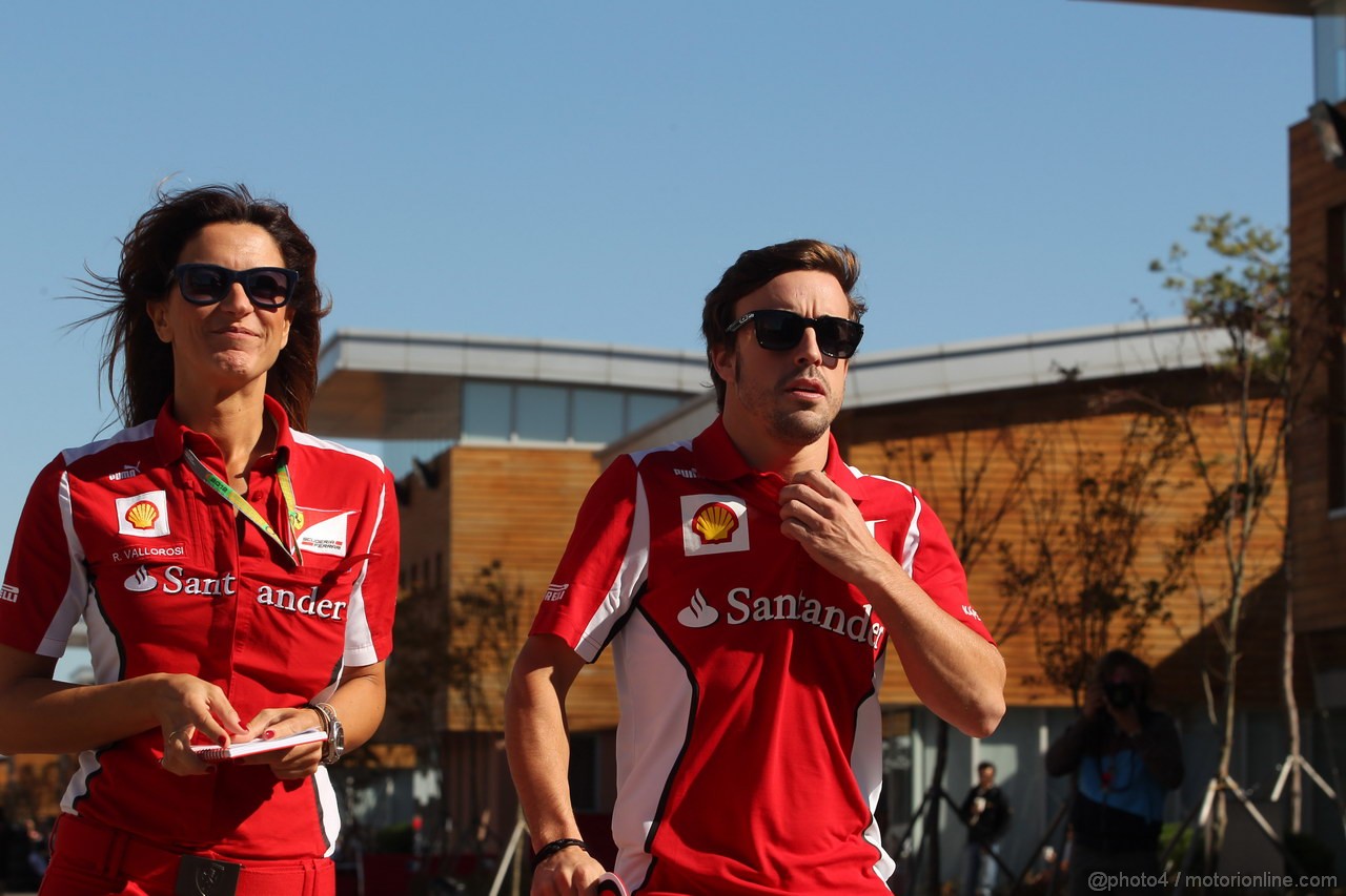 GP COREA, 11.10.2012- Fernando Alonso (ESP) Ferrari F2012 