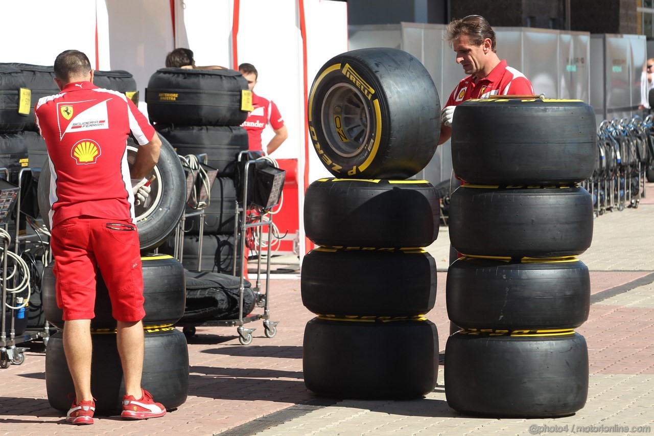 GP COREA, 11.10.2012- Pirelli Tyres
