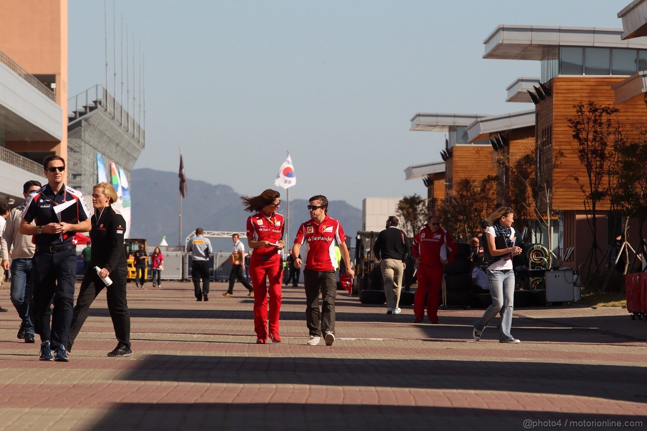 GP COREA, 11.10.2012- Fernando Alonso (ESP) Ferrari F2012