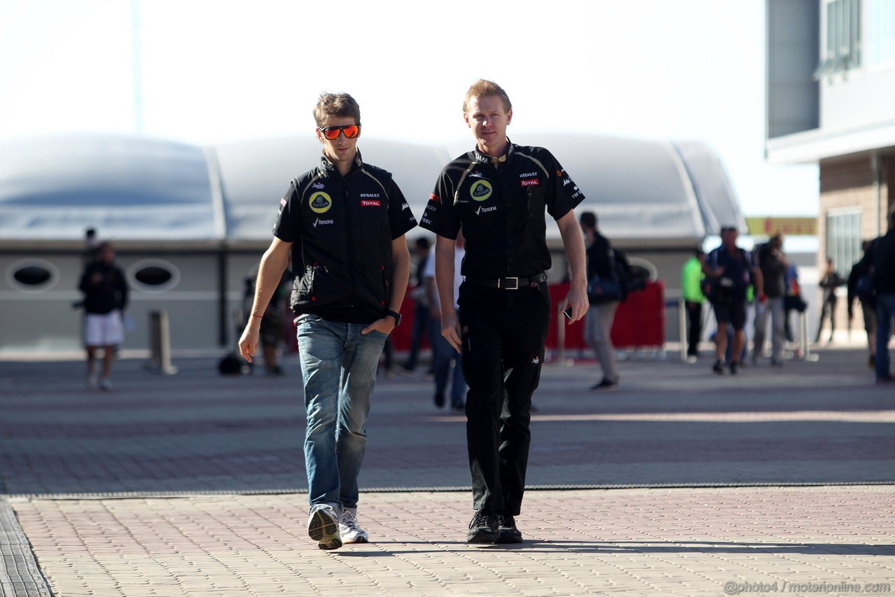 GP COREA, 11.10.2012- Romain Grosjean (FRA) Lotus F1 Team E20 