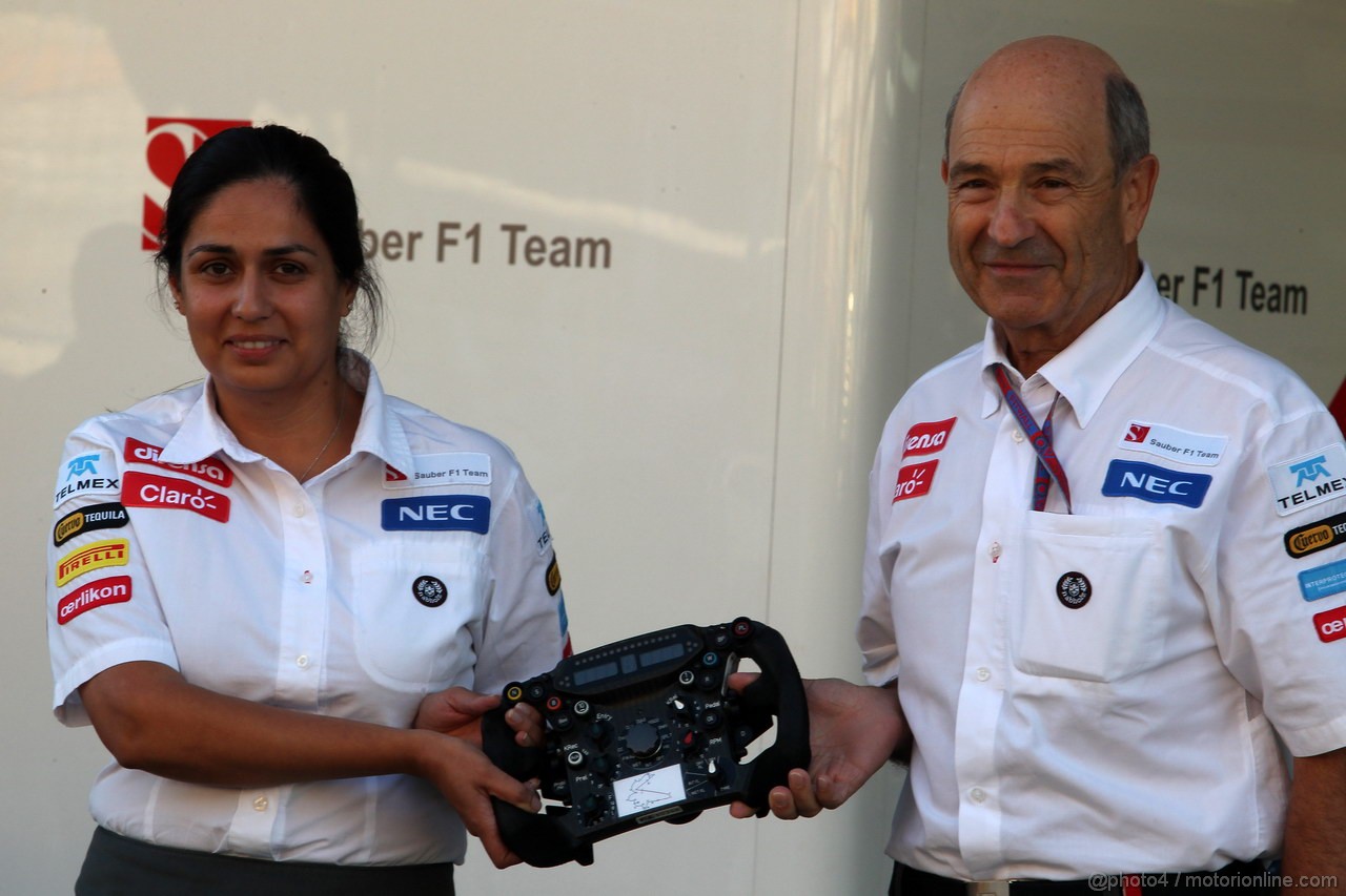 GP COREA, 11.10.2012- Monisha Kaltenborn (AUT), Managing director, Sauber F1 Team takes over the role as team principle from Peter Sauber (SUI), Sauber F1 Team, Team Owner
