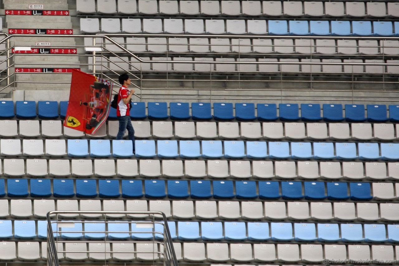 GP COREA, 13.10.2012- Ferrari fan