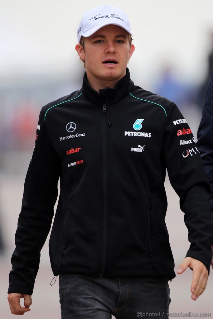 GP COREA, 13.10.2012- Nico Rosberg (GER) Mercedes AMG F1 W03