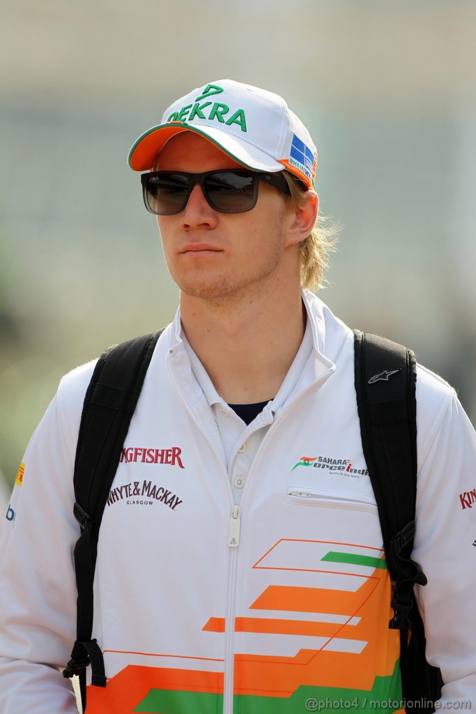 GP COREA, 13.10.2012- Nico Hulkenberg (GER) Sahara Force India F1 Team VJM05 