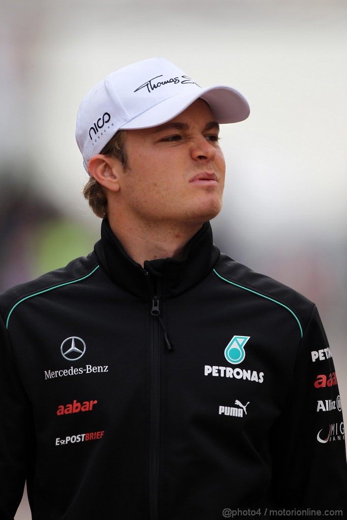 GP COREA, 13.10.2012- Nico Rosberg (GER) Mercedes AMG F1 W03 