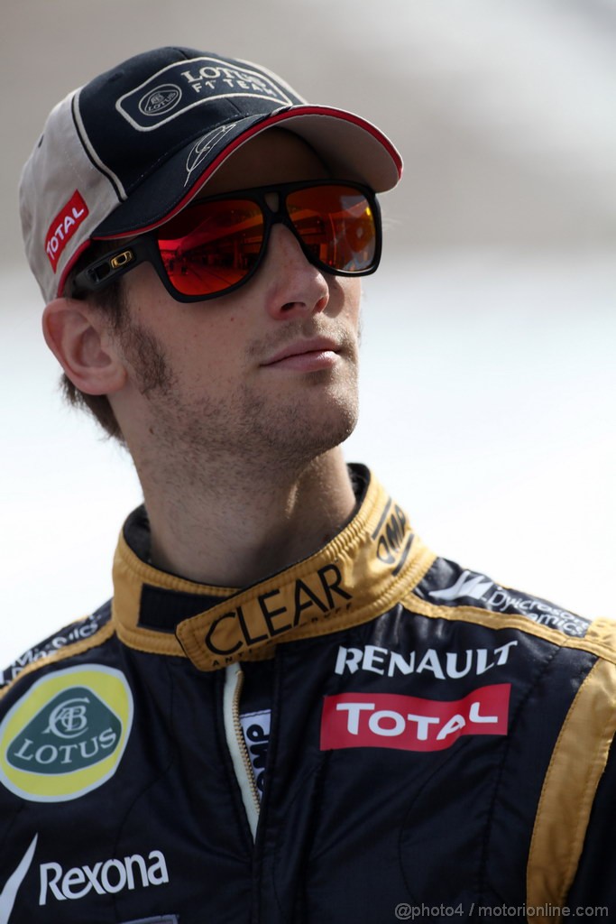 GP COREA, 13.10.2012- Prove Libere 3, Romain Grosjean (FRA) Lotus F1 Team E20 