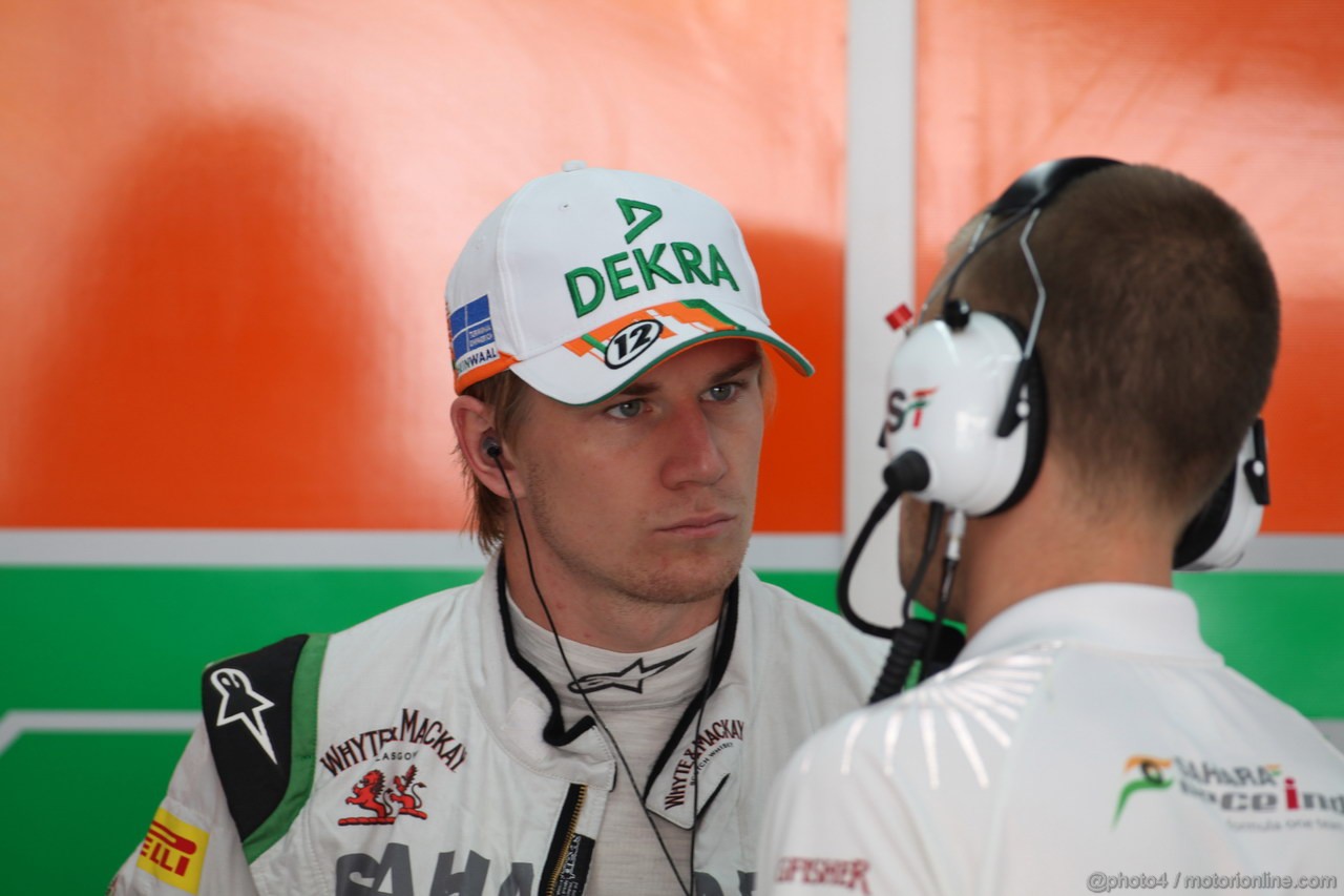 GP COREA, 13.10.2012- Prove Libere 3, Nico Hulkenberg (GER) Sahara Force India F1 Team VJM05 