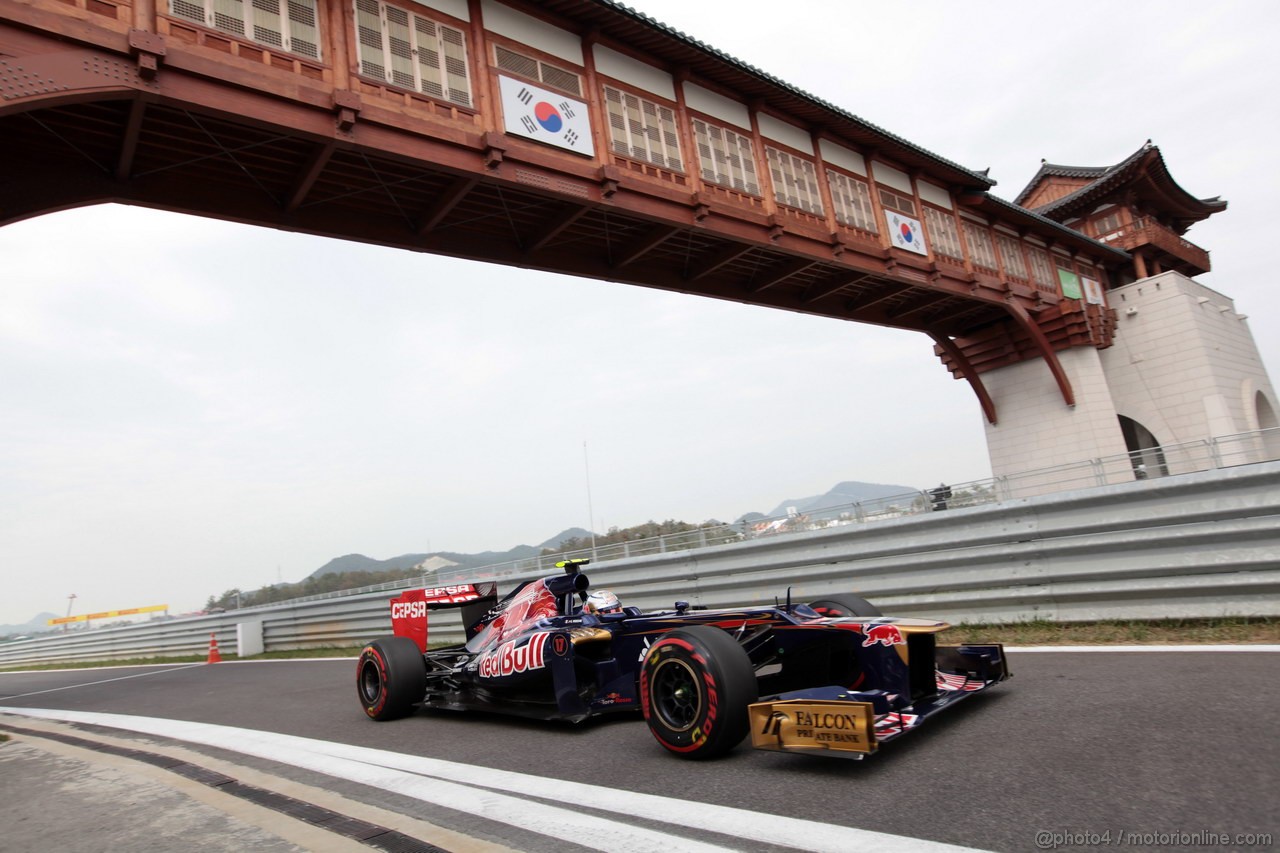 GP COREA, 13.10.2012- Prove Libere 3, Jean-Eric Vergne (FRA) Scuderia Toro Rosso STR7 