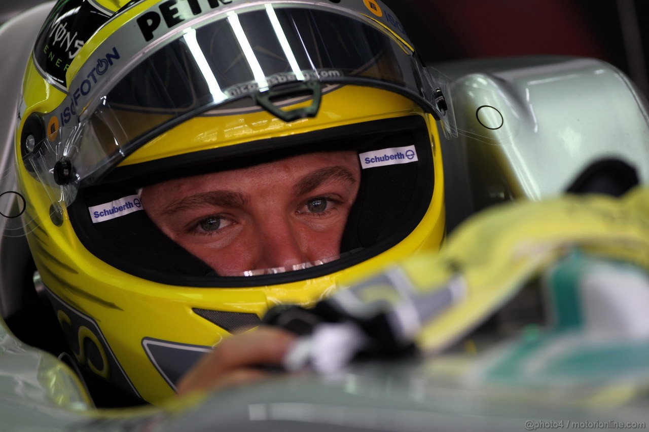GP COREA, 13.10.2012- Prove Libere 3, Nico Rosberg (GER) Mercedes AMG F1 W03 