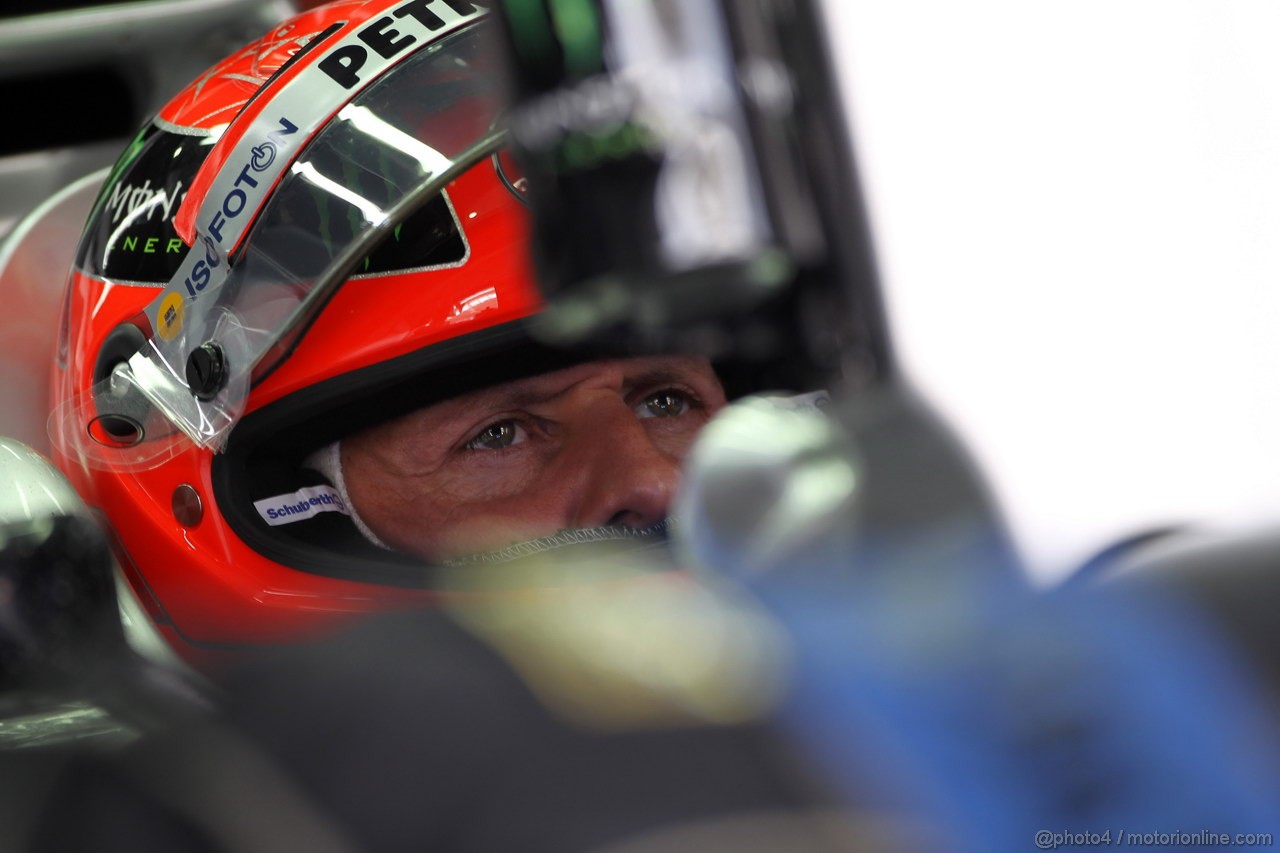 GP COREA, 13.10.2012- Prove Libere 3, Michael Schumacher (GER) Mercedes AMG F1 W03 