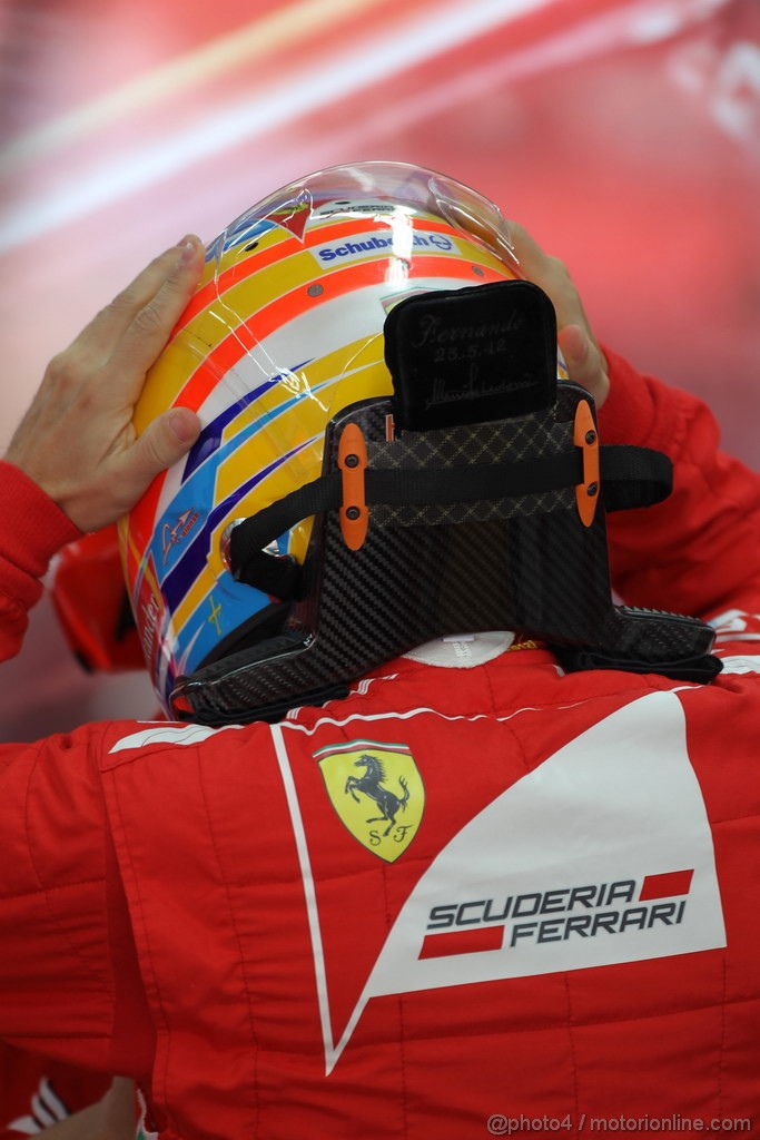 GP COREA, 13.10.2012- Prove Libere 3, Fernando Alonso (ESP) Ferrari F2012 