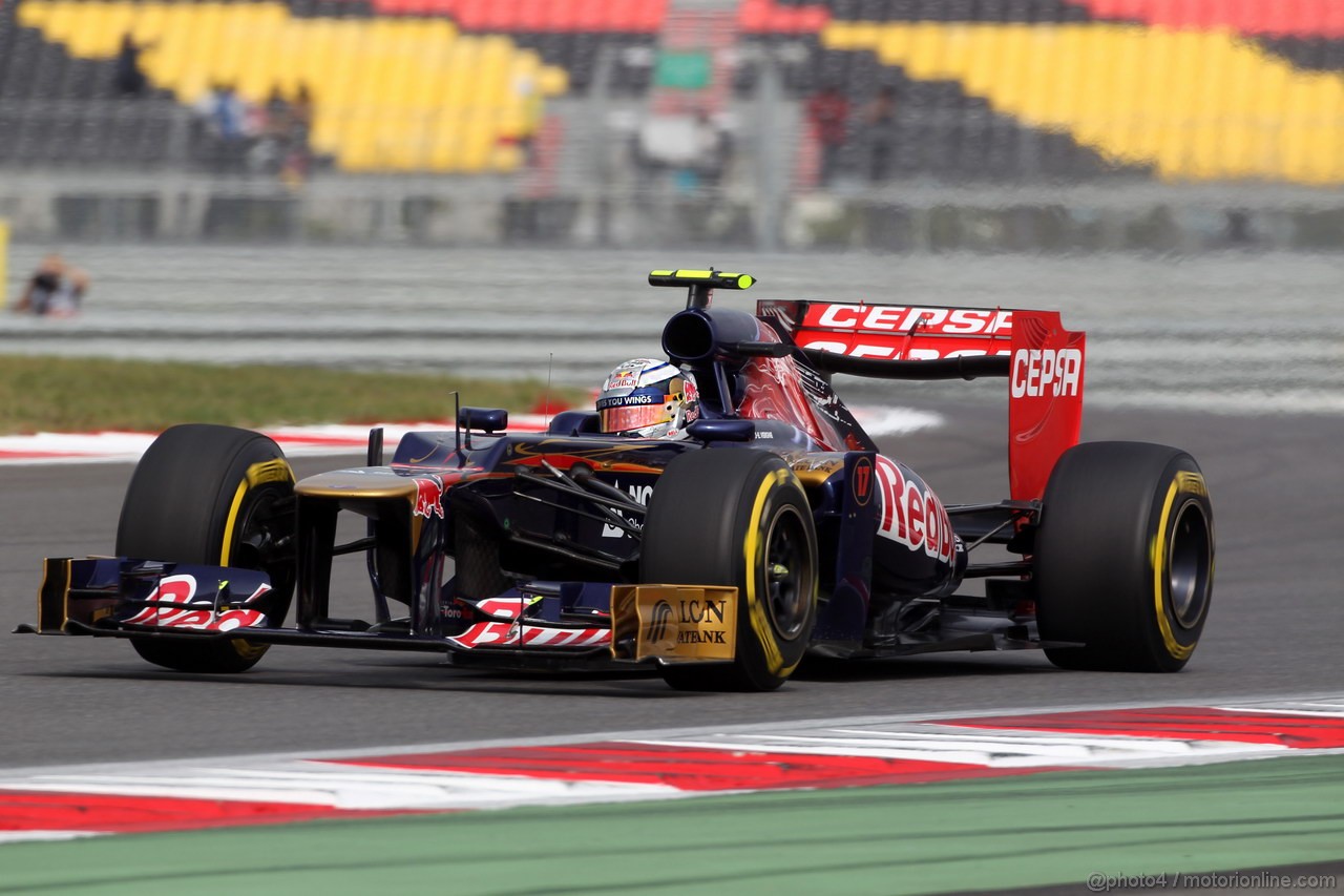 GP COREA, 13.10.2012- Prove Libere 3, Jean-Eric Vergne (FRA) Scuderia Toro Rosso STR7 