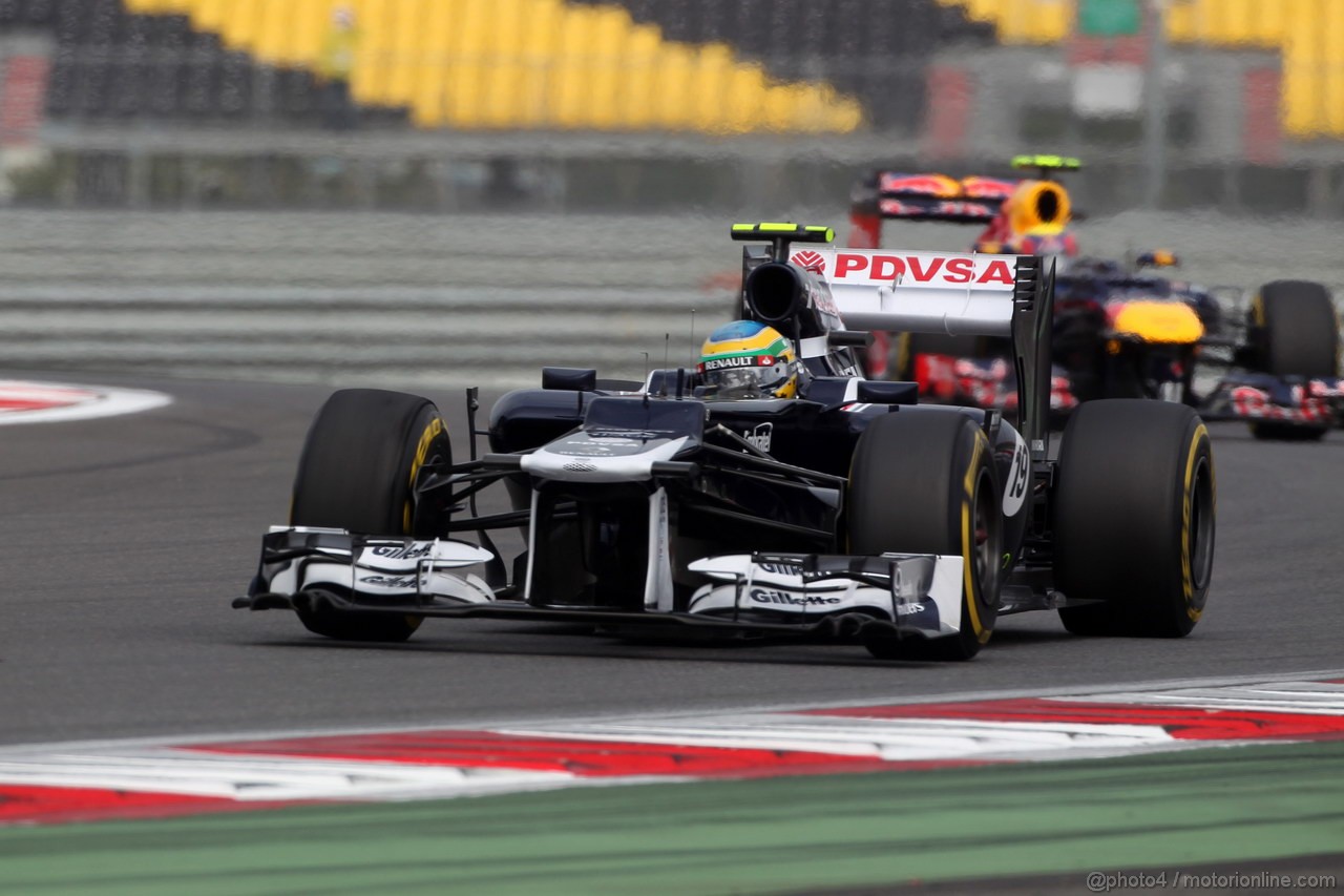 GP COREA, 13.10.2012- Prove Libere 3, Bruno Senna (BRA) Williams F1 Team FW34 