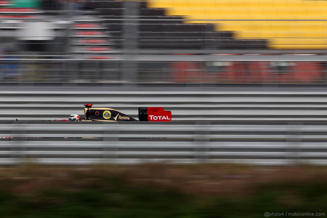 GP COREA, 13.10.2012- Prove Libere 3, Kimi Raikkonen (FIN) Lotus F1 Team E20 