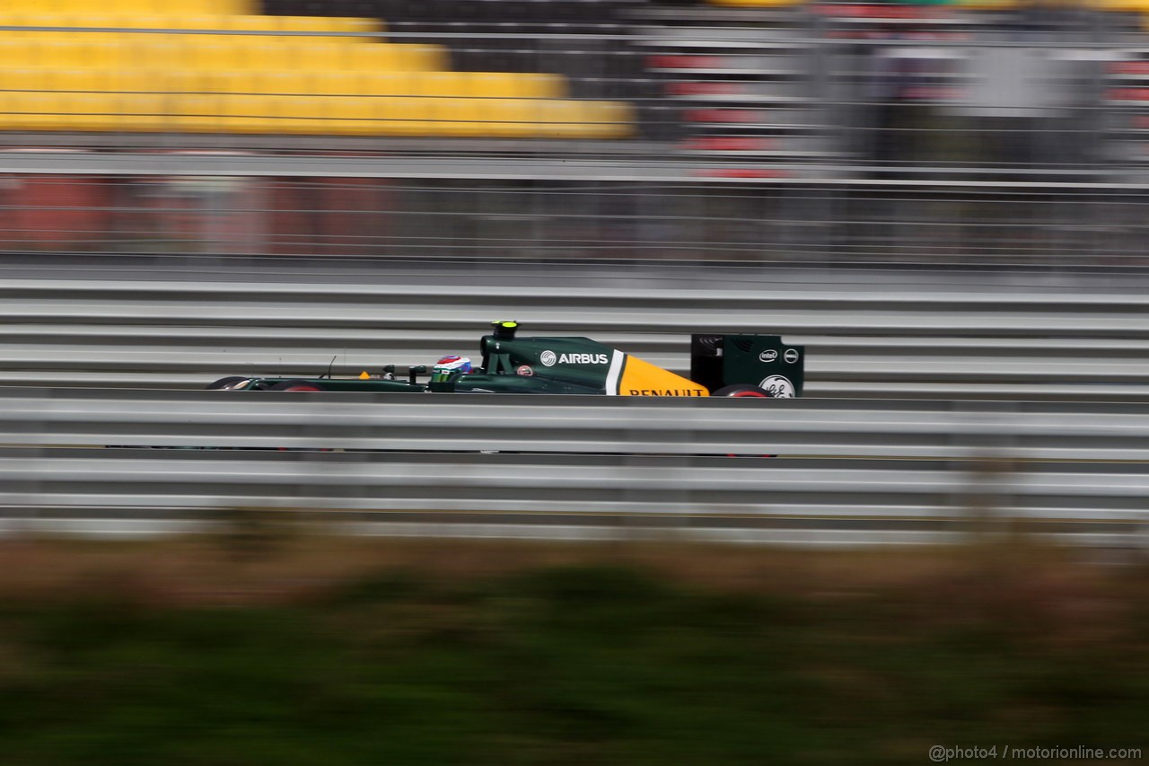 GP COREA, 13.10.2012- Prove Libere 3, Vitaly Petrov (RUS) Caterham F1 Team CT01 