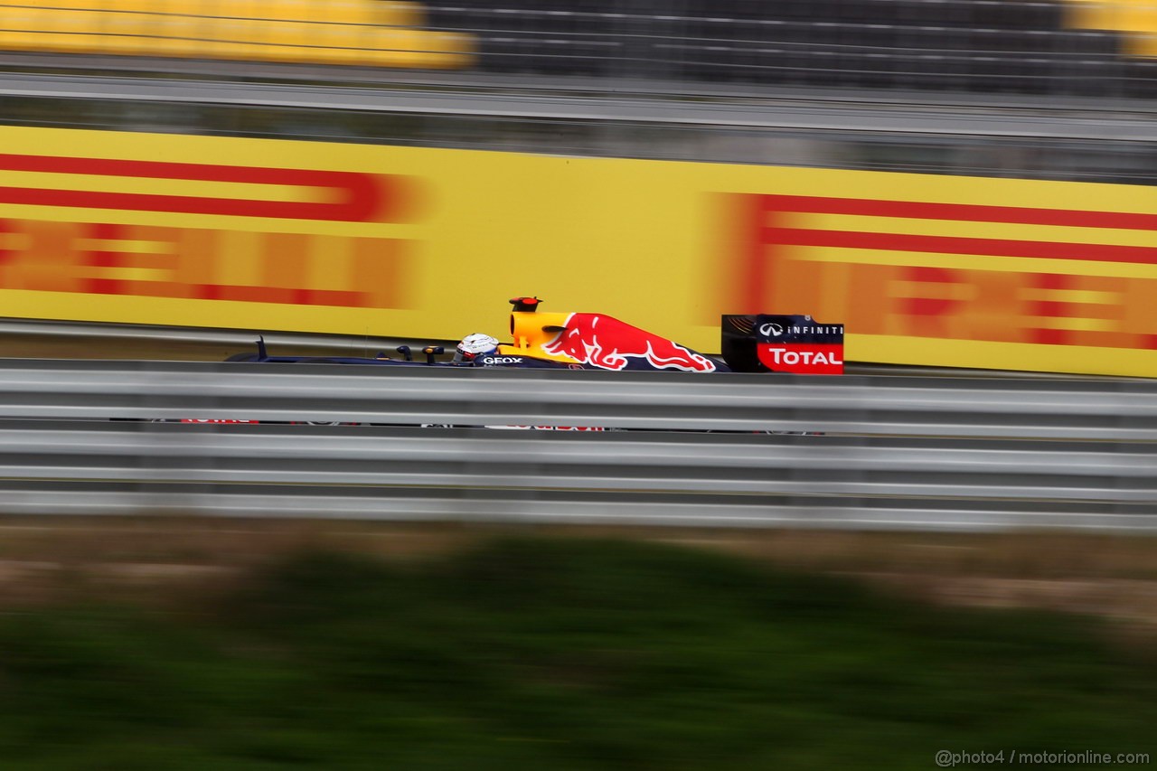 GP COREA, 13.10.2012- Prove Libere 3, Sebastian Vettel (GER) Red Bull Racing RB8 