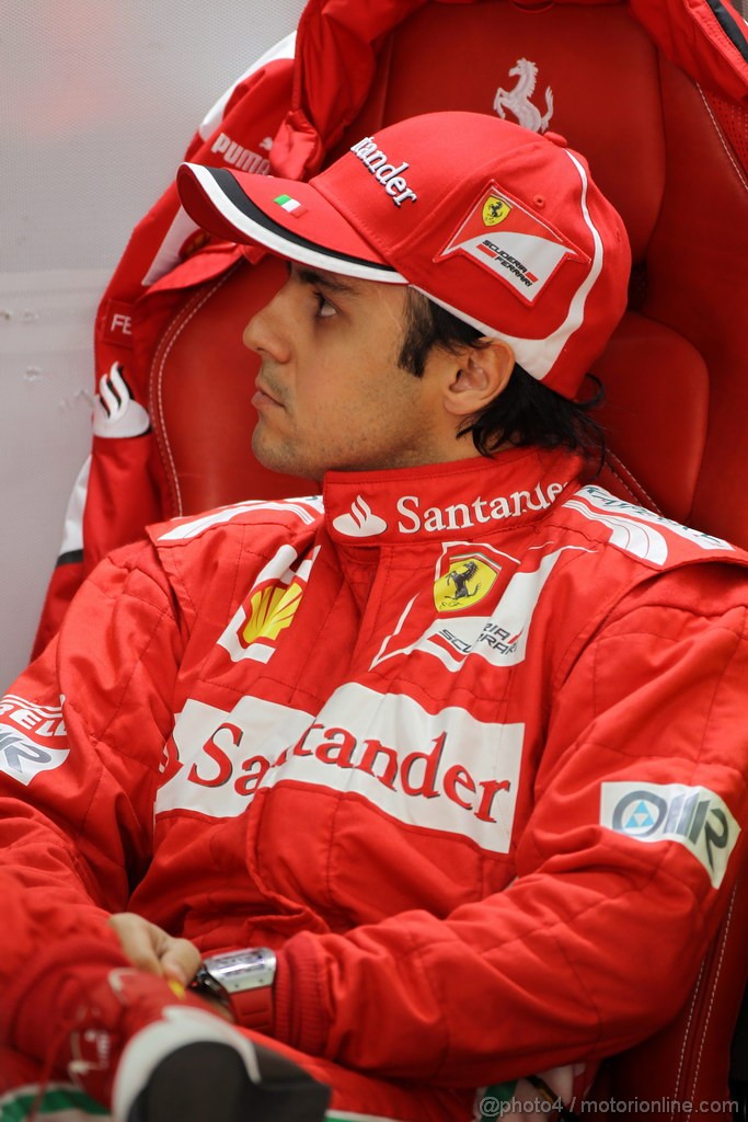 GP COREA, 13.10.2012- Prove Libere 3, Felipe Massa (BRA) Ferrari F2012