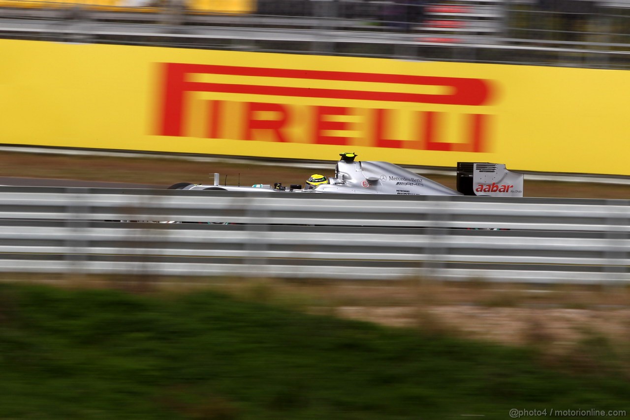 GP COREA, 13.10.2012- Prove Libere 3, Nico Rosberg (GER) Mercedes AMG F1 W03 