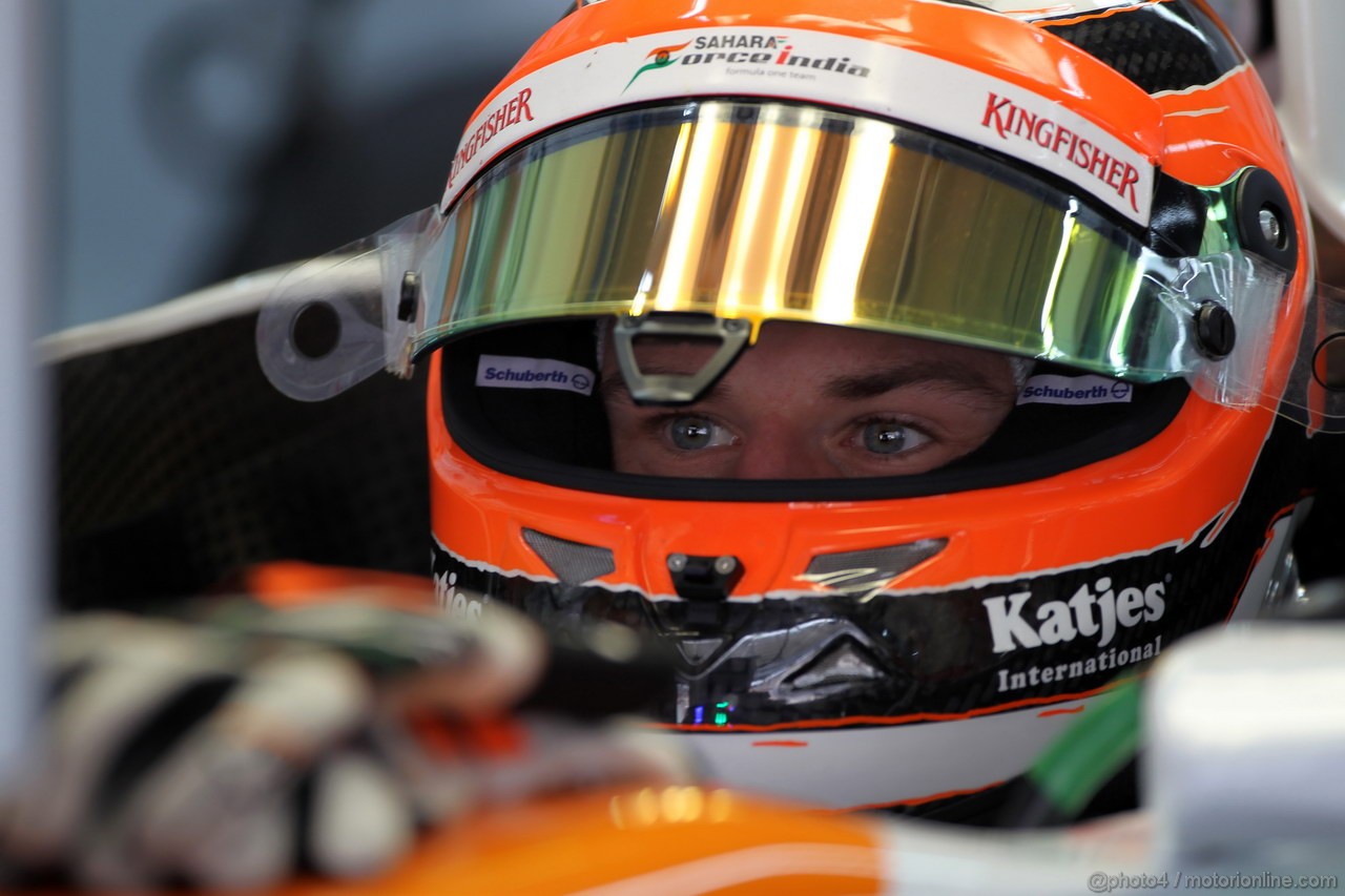 GP COREA, 13.10.2012- Prove Libere 3, Nico Hulkenberg (GER) Sahara Force India F1 Team VJM05