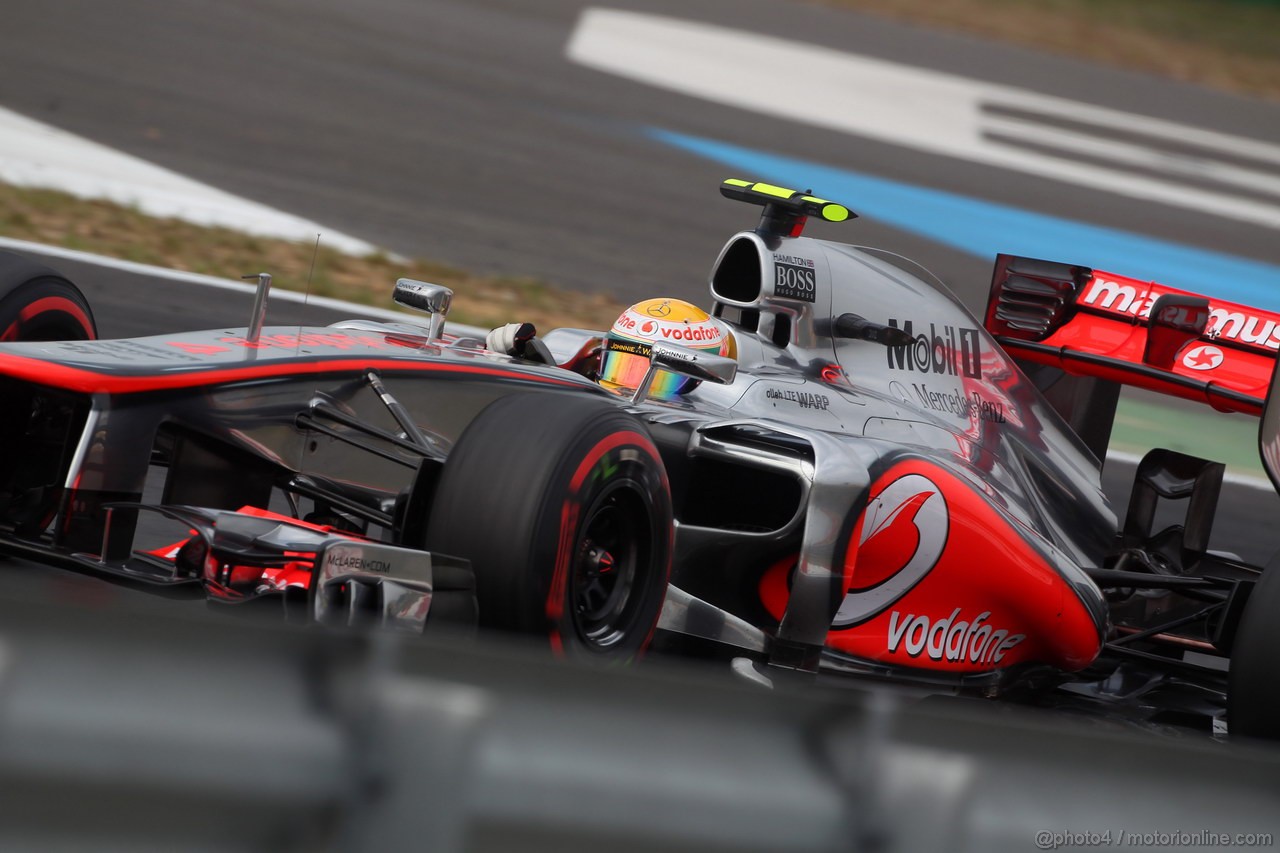 GP COREA, 13.10.2012- Prove Libere 3, Lewis Hamilton (GBR) McLaren Mercedes MP4-27