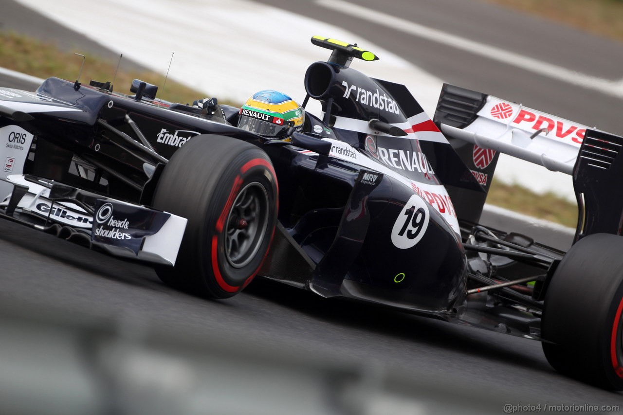 GP COREA, 13.10.2012- Prove Libere 3, Bruno Senna (BRA) Williams F1 Team FW34 