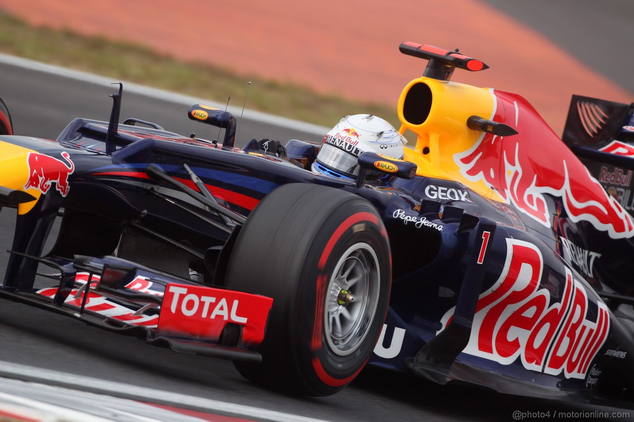 GP COREA, 13.10.2012- Prove Libere 3, Sebastian Vettel (GER) Red Bull Racing RB8 