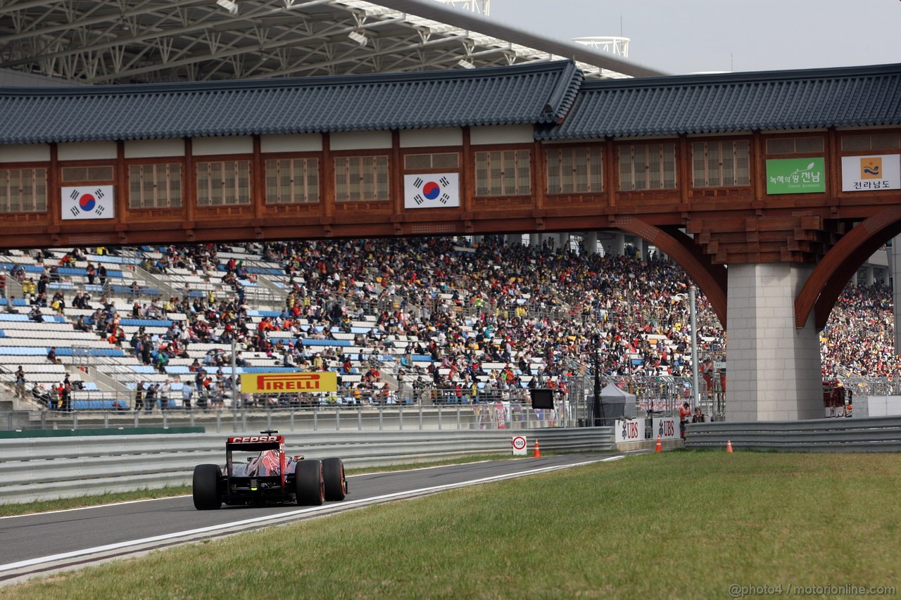 GP COREA, 13.10.2012- Qualifiche, Jean-Eric Vergne (FRA) Scuderia Toro Rosso STR7 