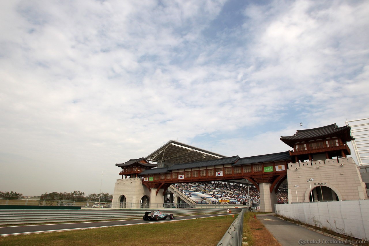 GP COREA, 13.10.2012- Qualifiche, Michael Schumacher (GER) Mercedes AMG F1 W03 