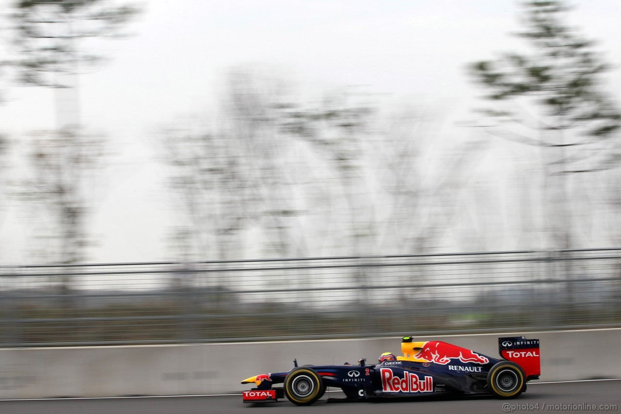 GP COREA, 13.10.2012- Qualifiche, Mark Webber (AUS) Red Bull Racing RB8 