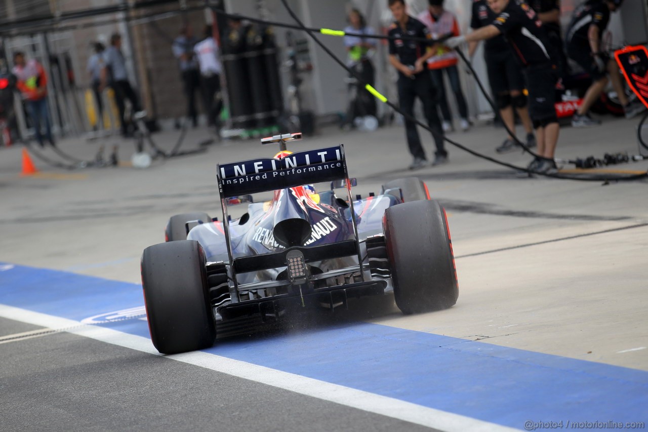 GP COREA, 13.10.2012- Qualifiche,Sebastian Vettel (GER) Red Bull Racing RB8 