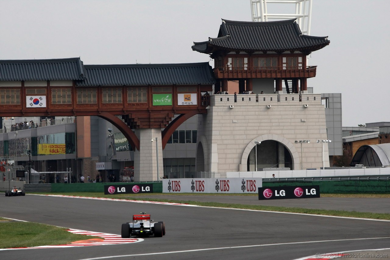 GP COREA, 13.10.2012- Qualifiche, Lewis Hamilton (GBR) McLaren Mercedes MP4-27 