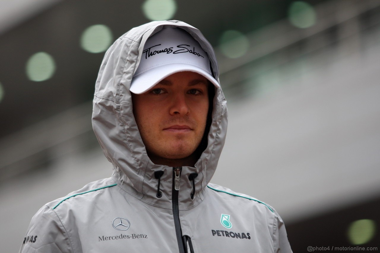 GP COREA, 13.10.2012- Nico Rosberg (GER) Mercedes AMG F1 W03 