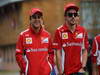 GP COREA, 13.10.2012- Felipe Massa (BRA) Ferrari F2012 e Fernando Alonso (ESP) Ferrari F2012