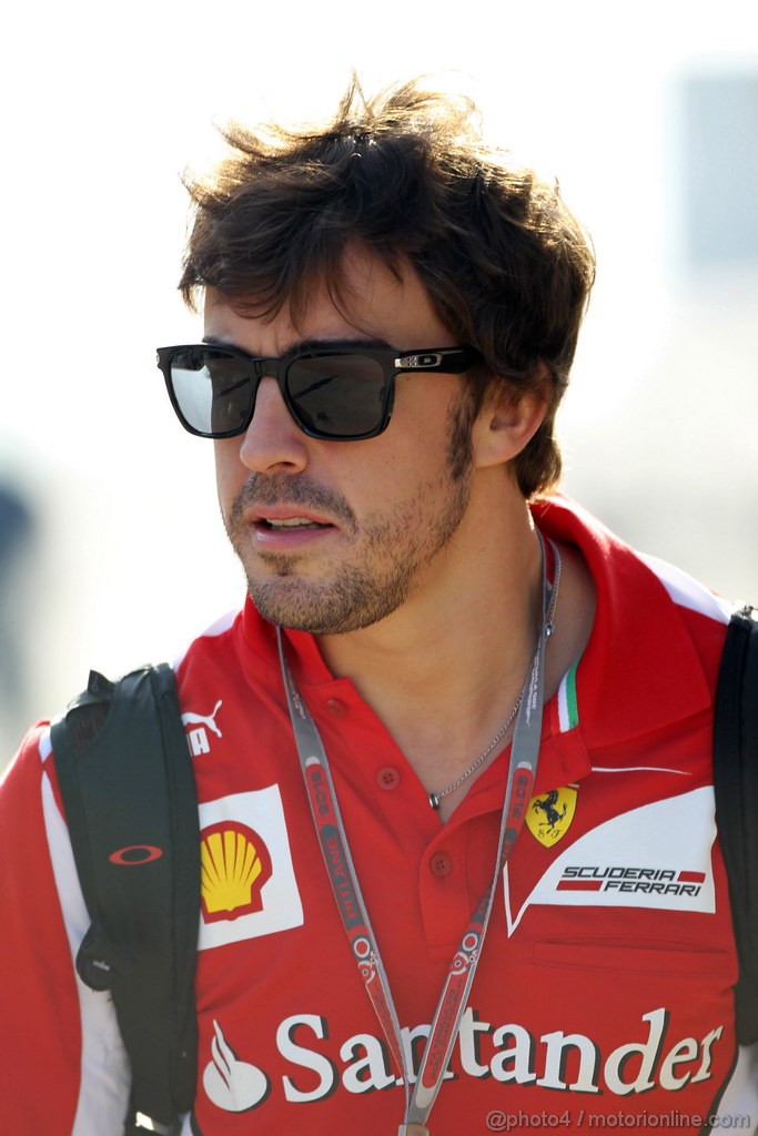 GP COREA, 12.10.2012- Fernando Alonso (ESP) Ferrari F2012 