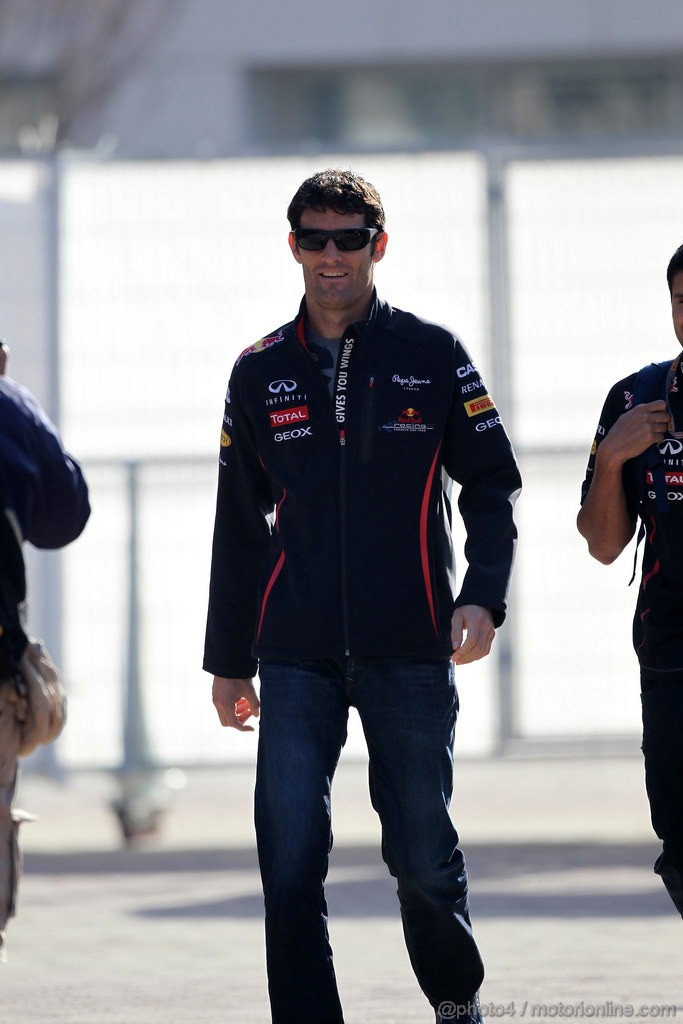 GP COREA, 12.10.2012- Mark Webber (AUS) Red Bull Racing RB8