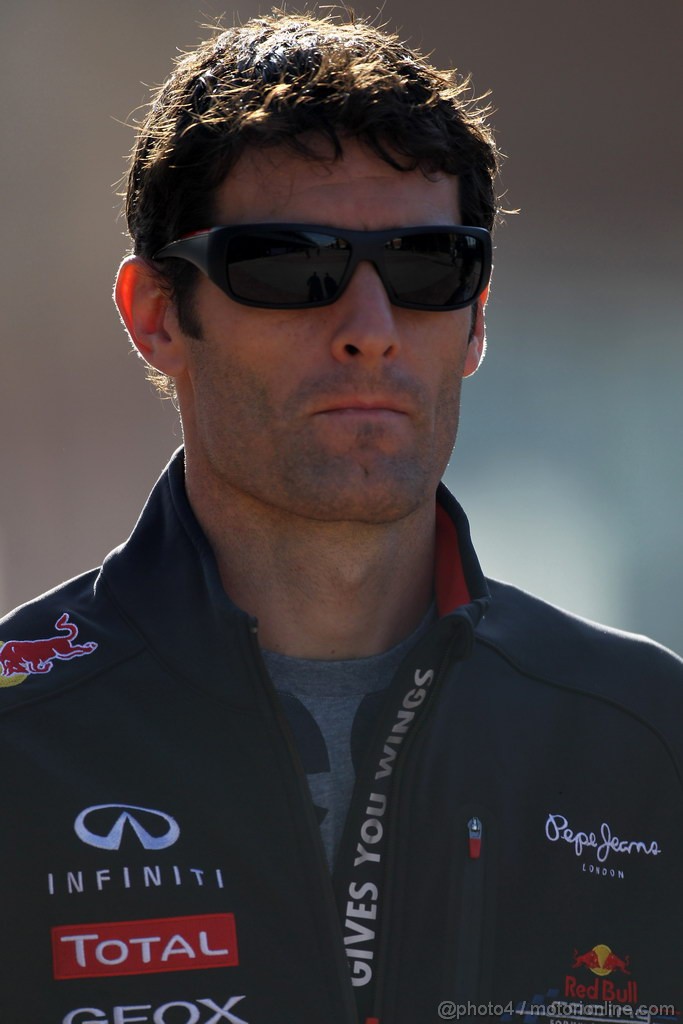 GP COREA, 12.10.2012- Mark Webber (AUS) Red Bull Racing RB8 