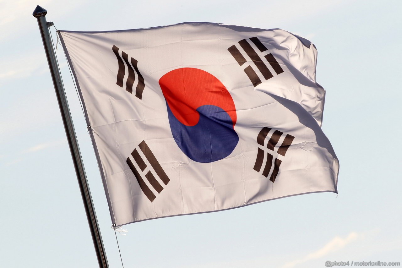 GP COREA, 12.10.2012- Korean flag