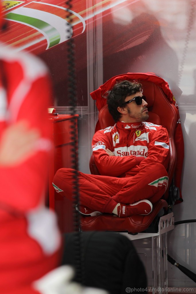 GP COREA, 12.10.2012-  Prove Libere 1, Fernando Alonso (ESP) Ferrari F2012