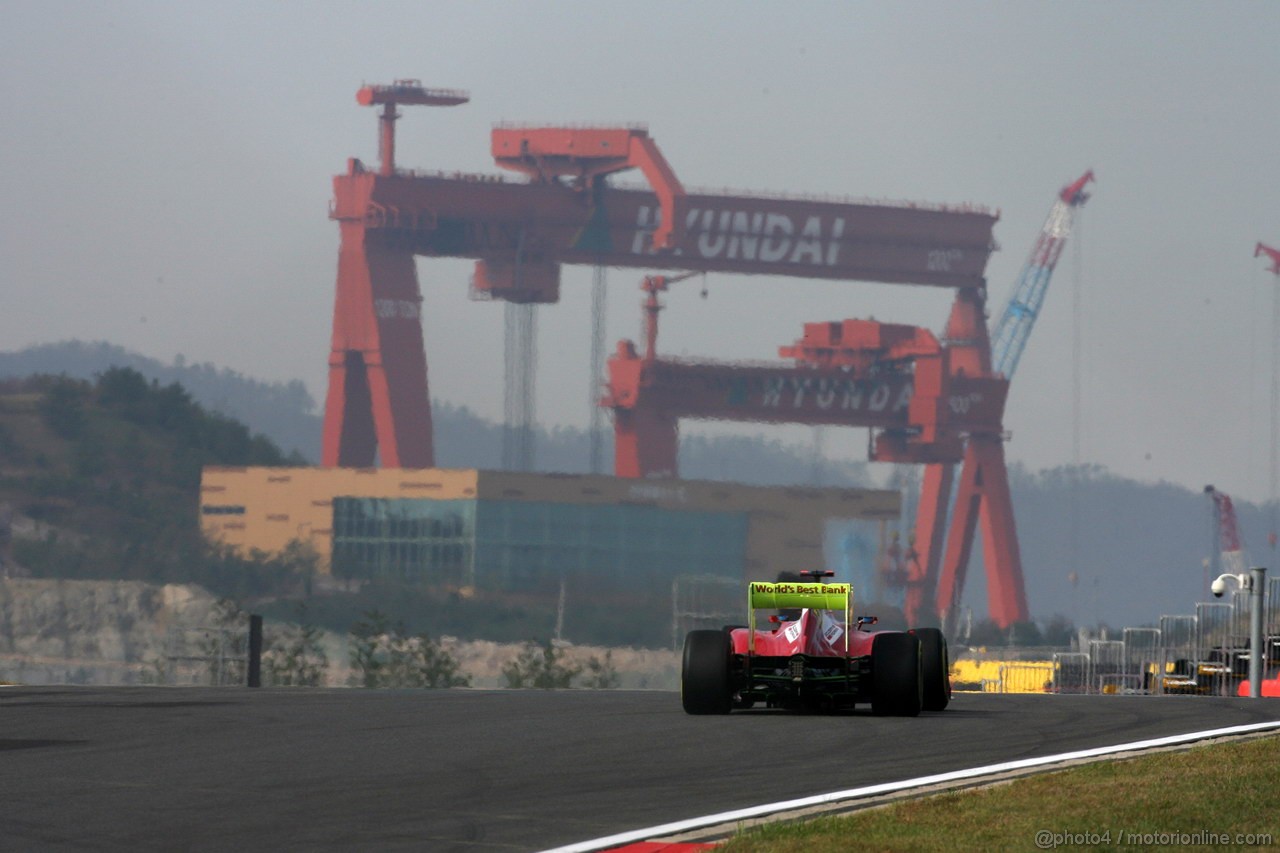 GP COREA, 12.10.2012-  Prove Libere 1, Fernando Alonso (ESP) Ferrari F2012