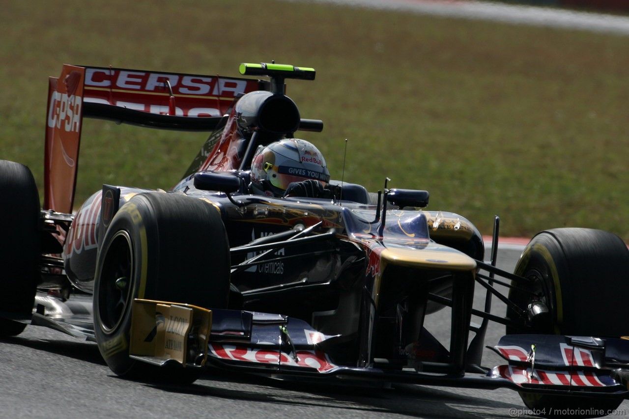 GP COREA, 12.10.2012-  Prove Libere 1, Jean-Eric Vergne (FRA) Scuderia Toro Rosso STR7 