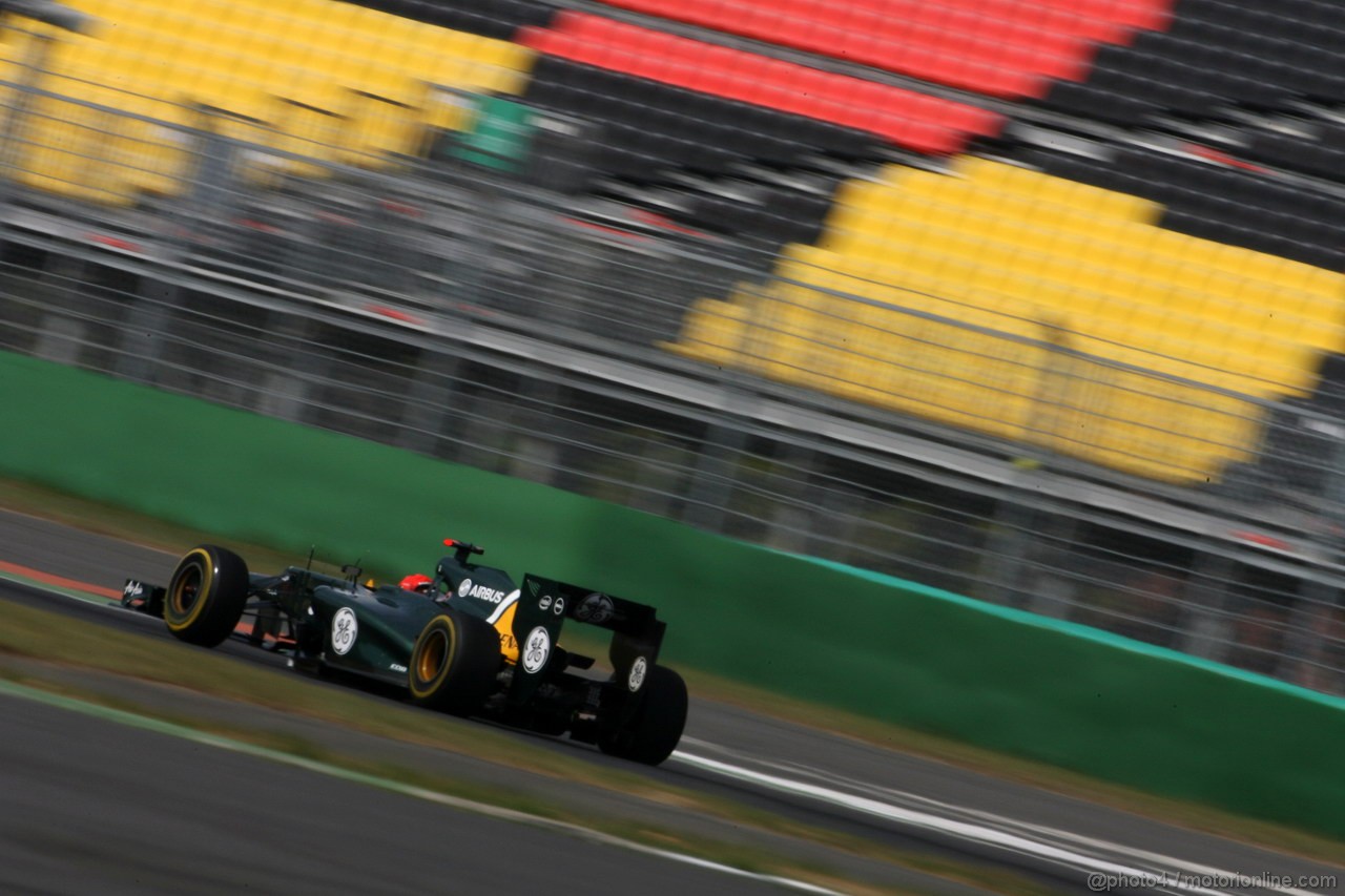 GP COREA, 12.10.2012-  Prove Libere 1, Heikki Kovalainen (FIN) Caterham F1 Team CT01 