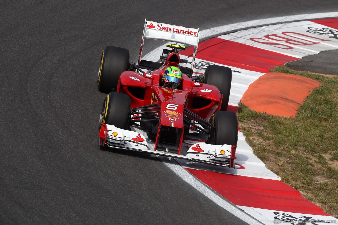 GP COREA, 12.10.2012-  Prove Libere 1, Felipe Massa (BRA) Ferrari F2012 
