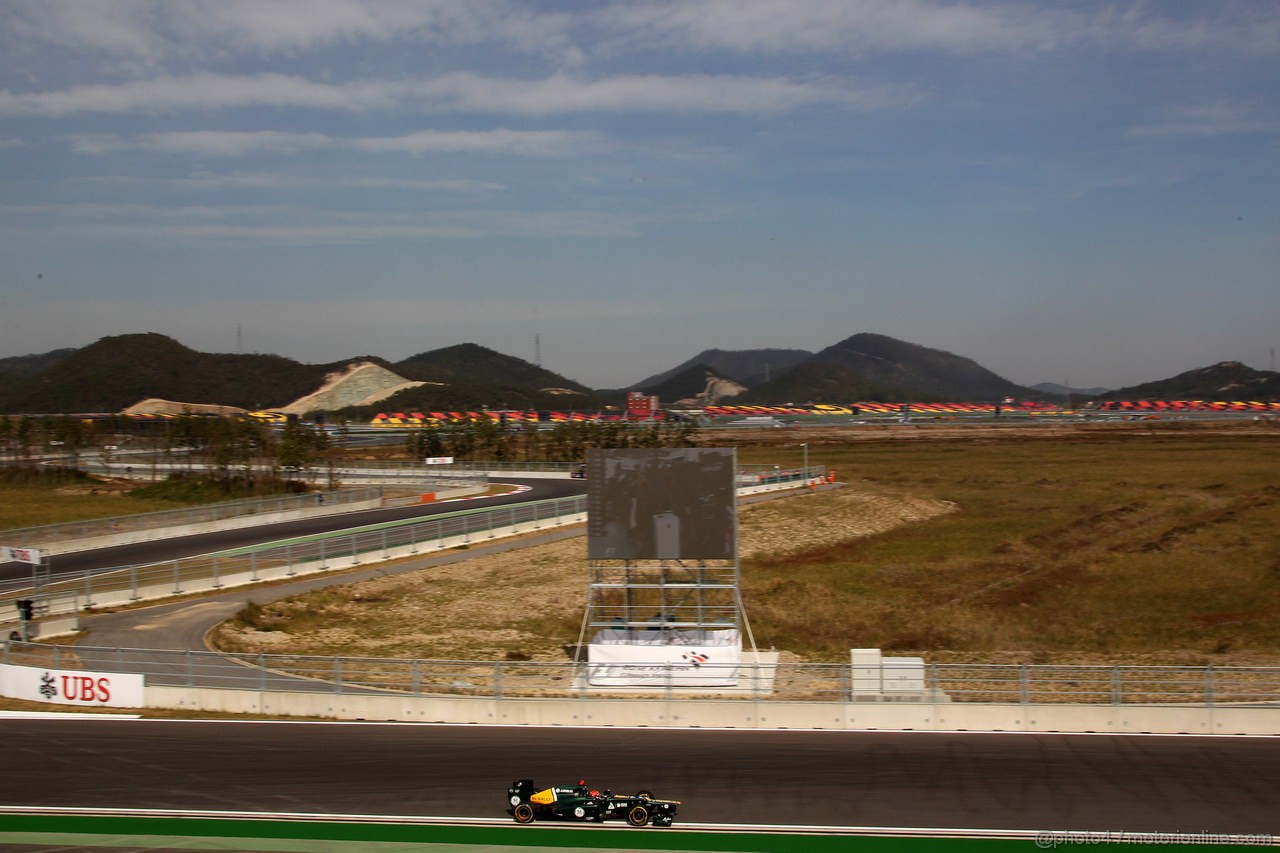 GP COREA, 12.10.2012-  Prove Libere 1, Heikki Kovalainen (FIN) Caterham F1 Team CT01 