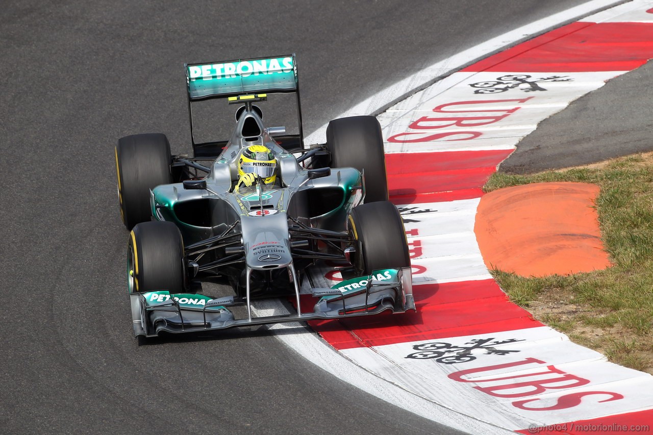GP COREA, 12.10.2012-  Prove Libere 1, Nico Rosberg (GER) Mercedes AMG F1 W03 