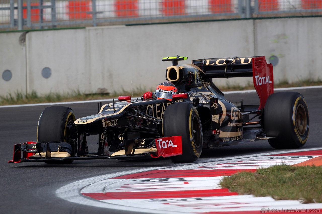 GP COREA, 12.10.2012-  Prove Libere 1, Romain Grosjean (FRA) Lotus F1 Team E20 