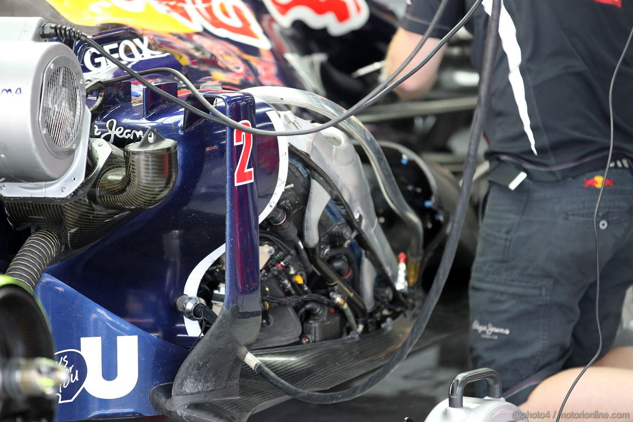 GP COREA, 12.10.2012-  Prove Libere 1, Mark Webber (AUS) Red Bull Racing RB8 