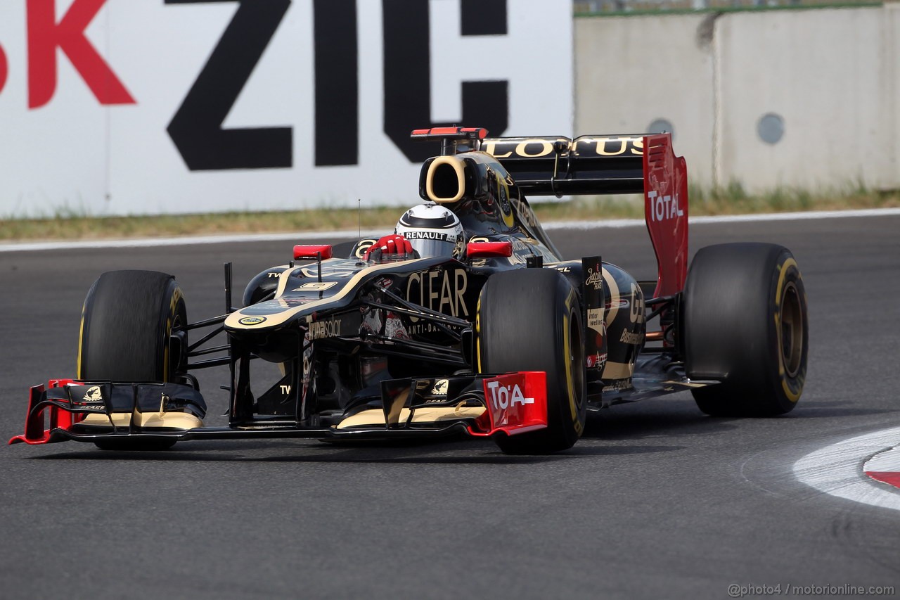 GP COREA, 12.10.2012-  Prove Libere 1, Kimi Raikkonen (FIN) Lotus F1 Team E20 