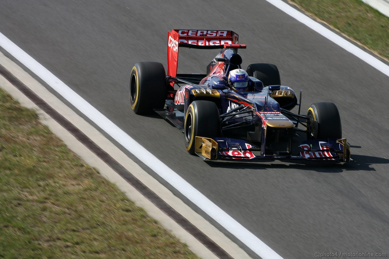 GP COREA, 12.10.2012-  Prove Libere 2, Daniel Ricciardo (AUS) Scuderia Toro Rosso STR7 